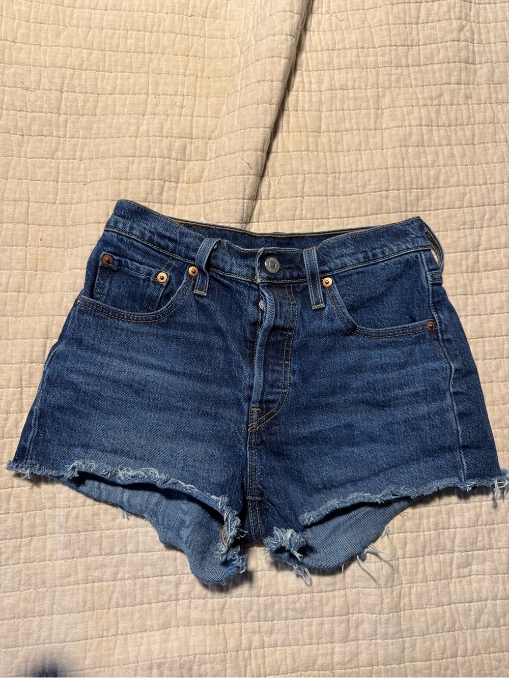 Levi’s Blue Denim Women’s Cutoff Shorts